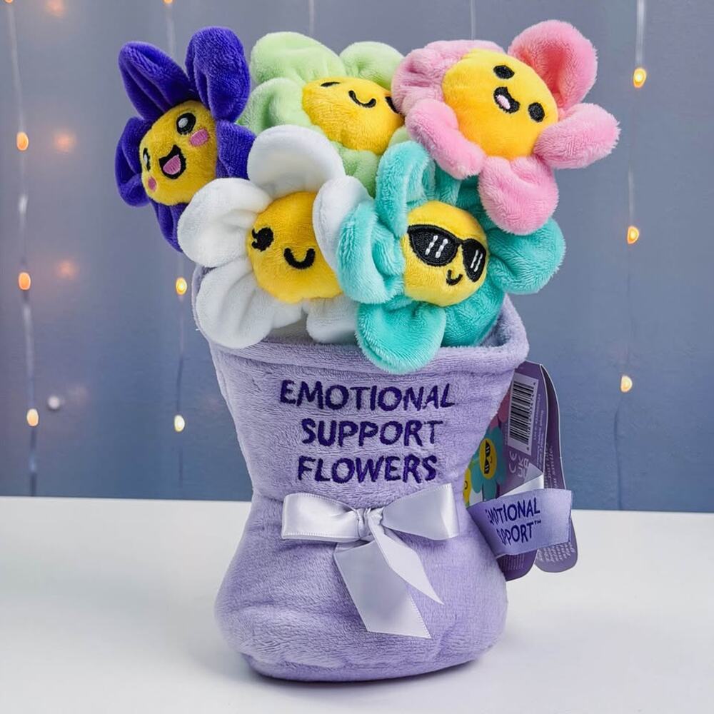 Emotional Support Flowers Plush Bouquet